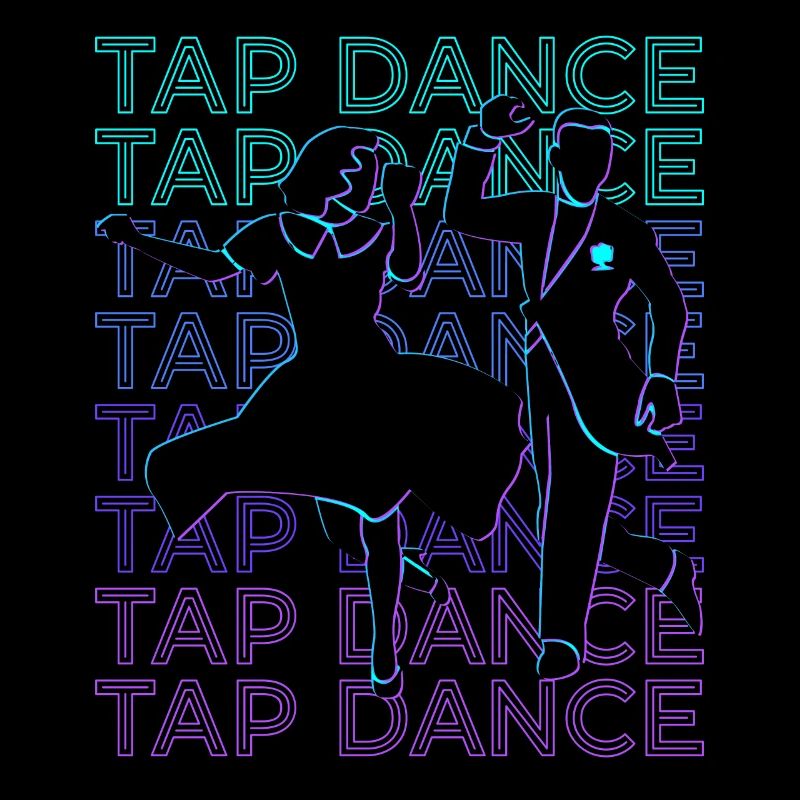 Tap Dance Dancer Shoe Dancing Retro