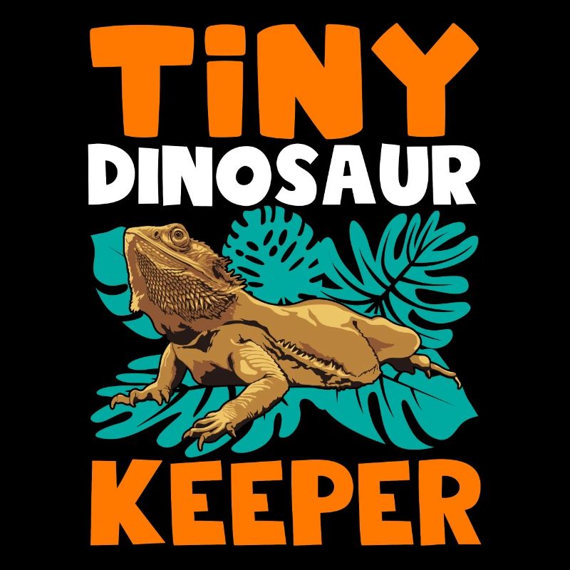 Bartagame Eidechse Reptil Winziger Dinosaurier Tie
