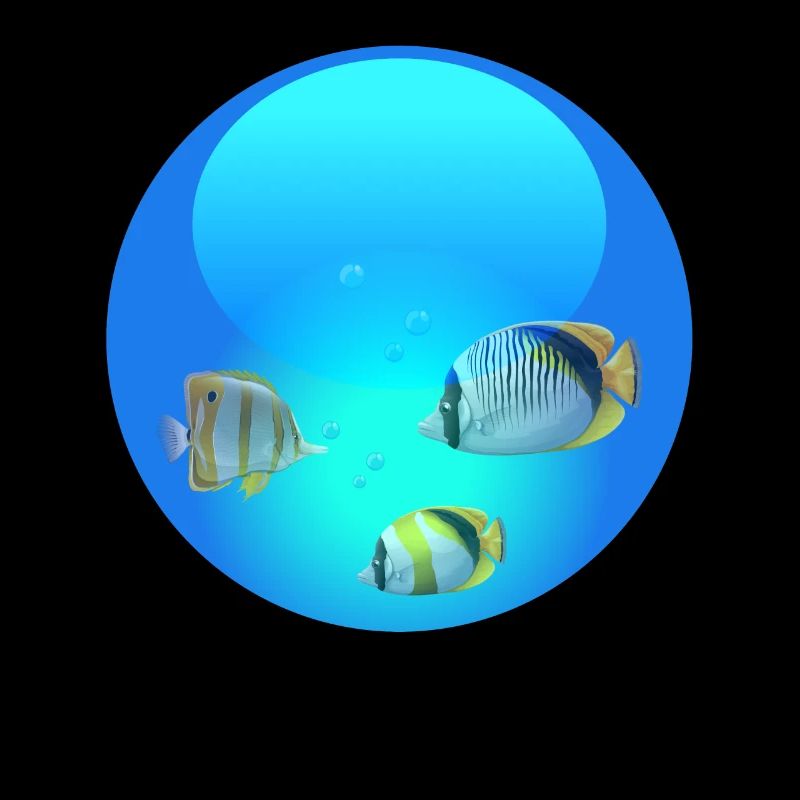 Frutiger Aero Aesthetic Tech Puffer Fish
