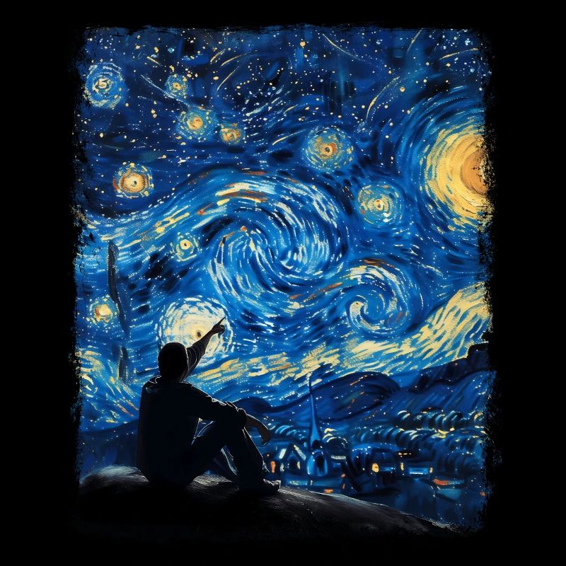 Stargazing Stargazer Astronomy Starry Night Painter