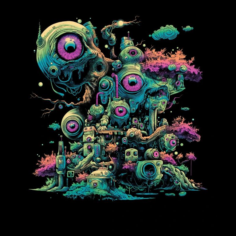 Weirdcore Aesthetic Eyes Eyeball Machines Drea