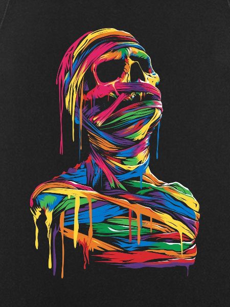 Mummy Halloween Pop Art