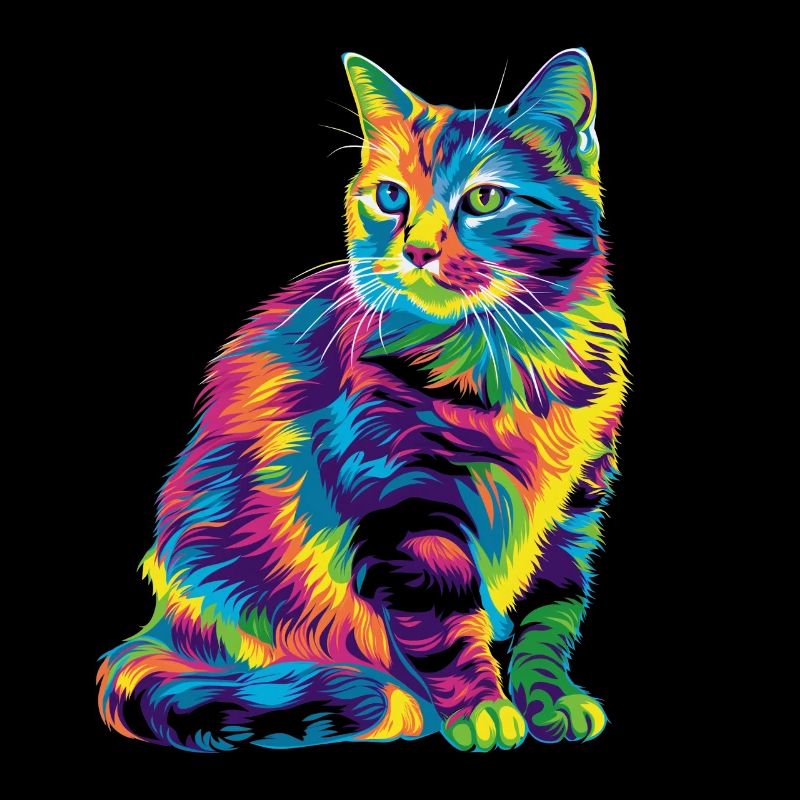 Tabby Cat Orange Cat Popart