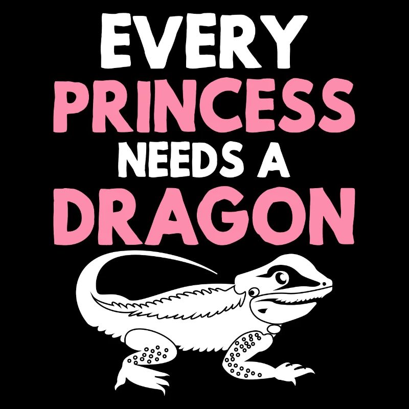 Bartagame Eidechse Liebhaber Mädchen Prinzessin br
