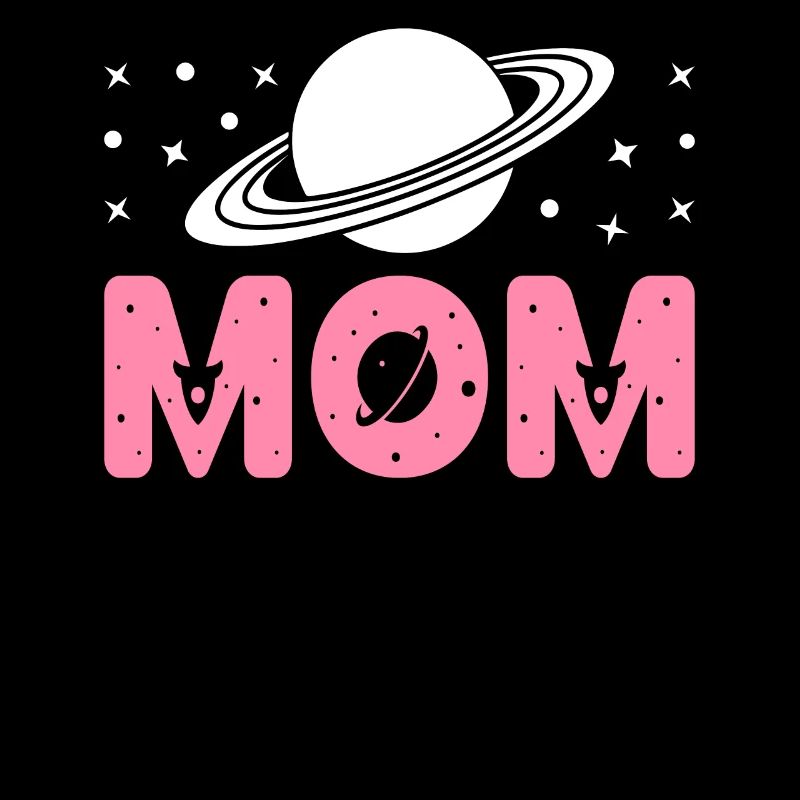 Maman astronaute Espace Saturne