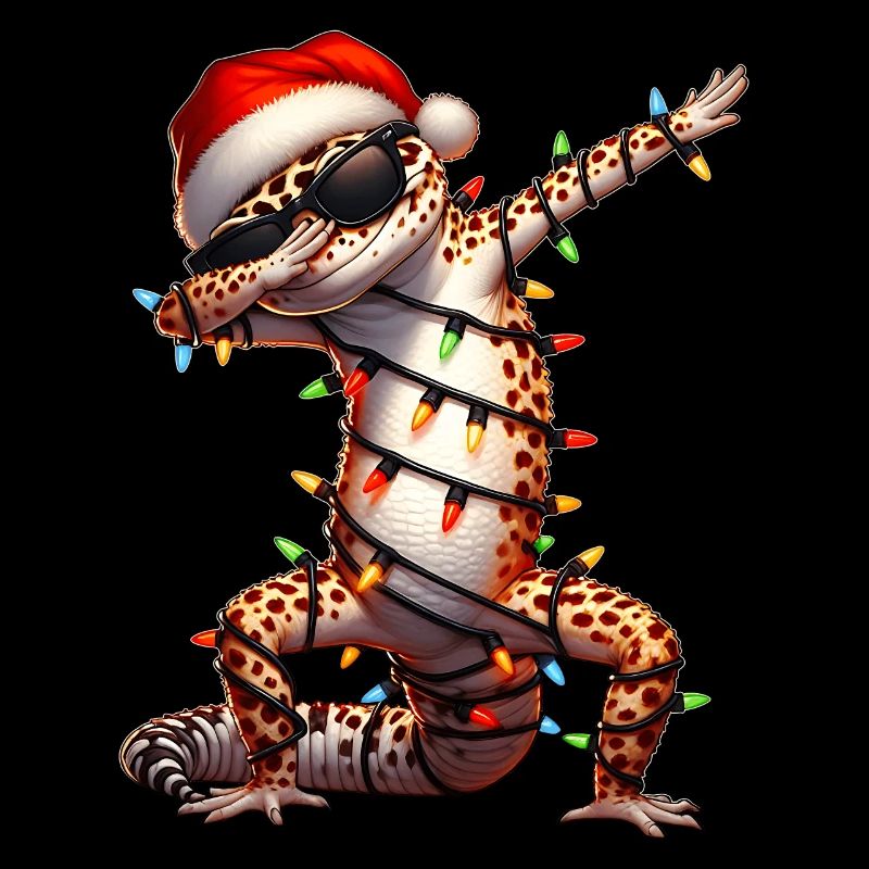 Polka Dot Leopard Gecko Lizard Sunglasses Niedl