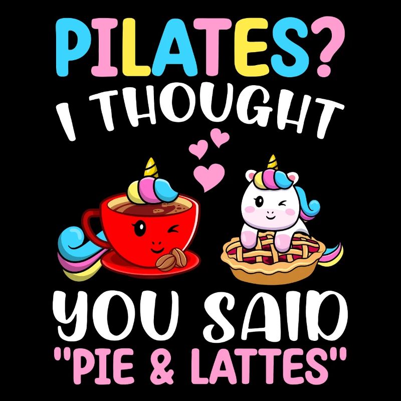 Pilates Pie Lattes Drôle