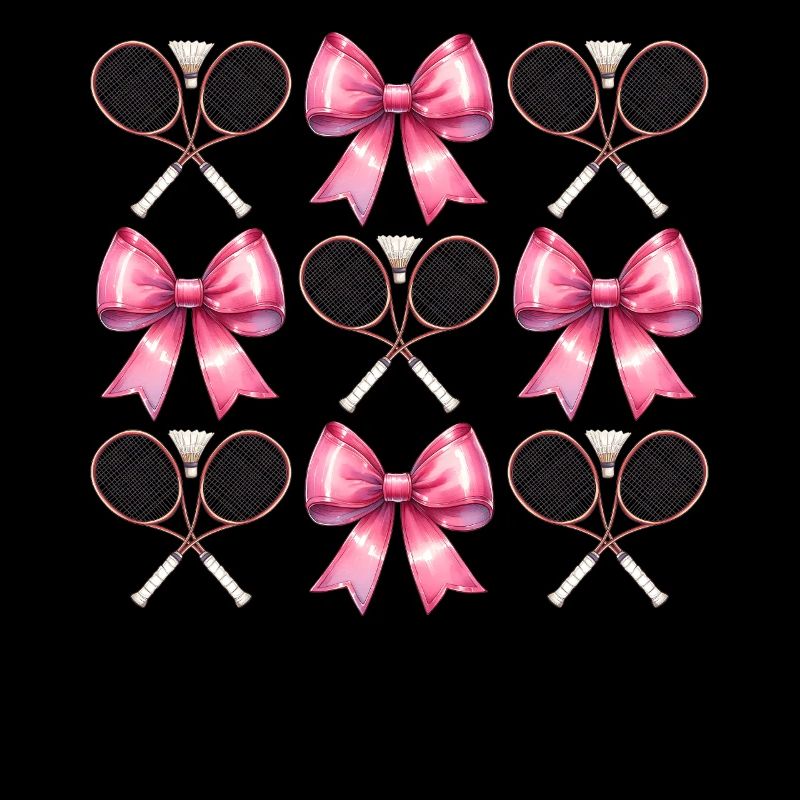 Coquette Bow Badminton Badminton Racket Pink