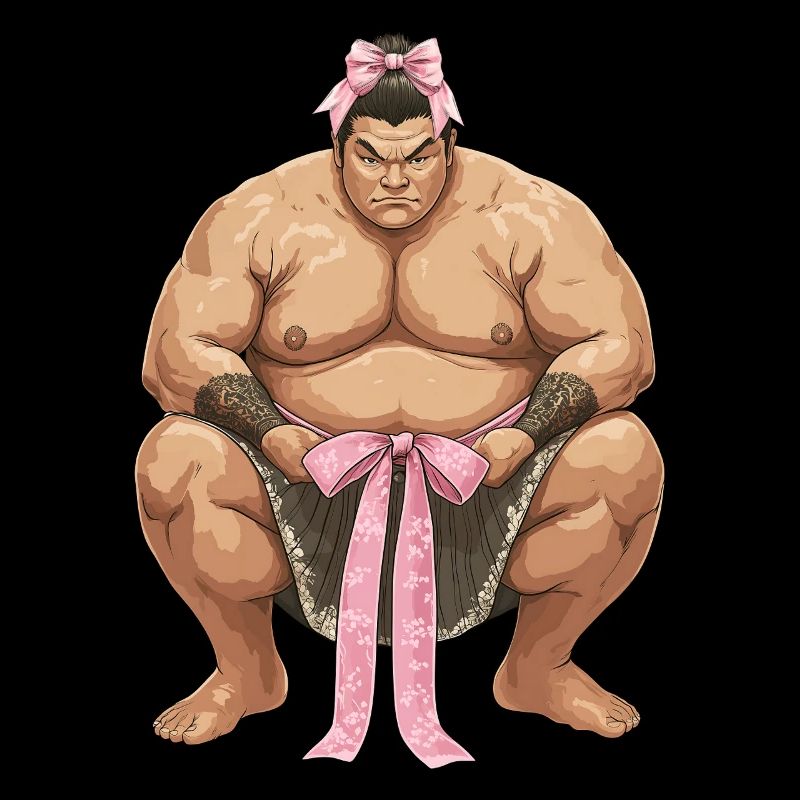 Kokette Bogen Sumo-Ringen Japanischer Sumo-Ringer