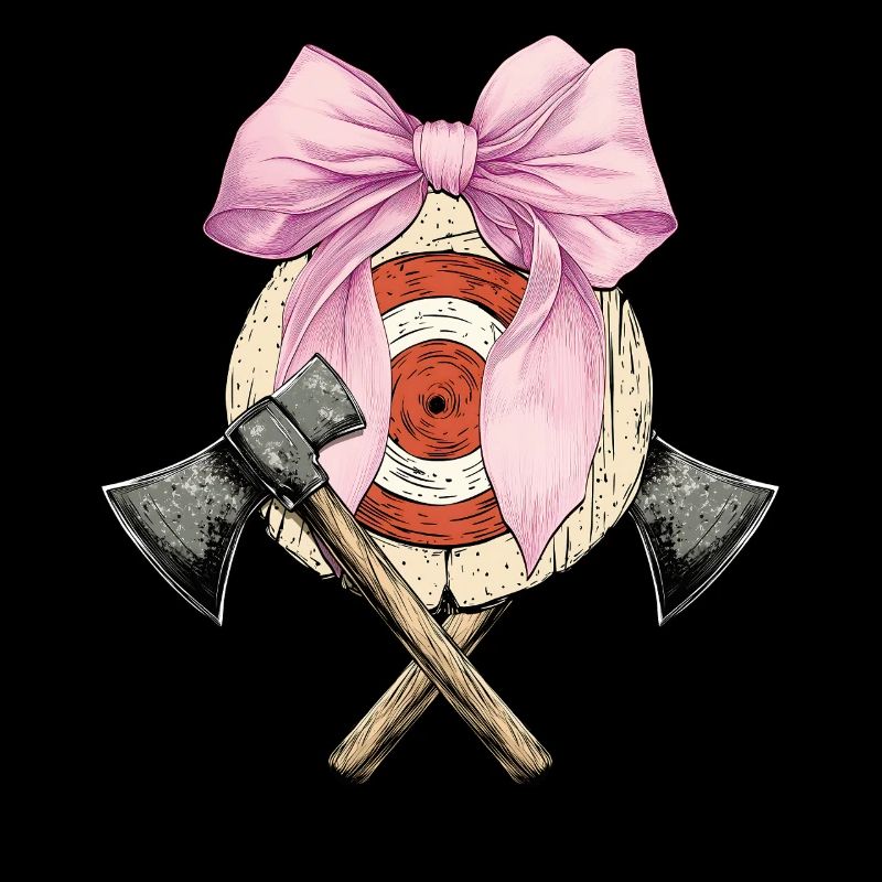 Coquette Bow Axe Throwing Axe Thrower Mothers Day