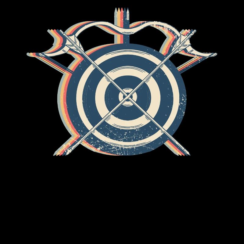 Archery Archer Bow and Arrow Retro
