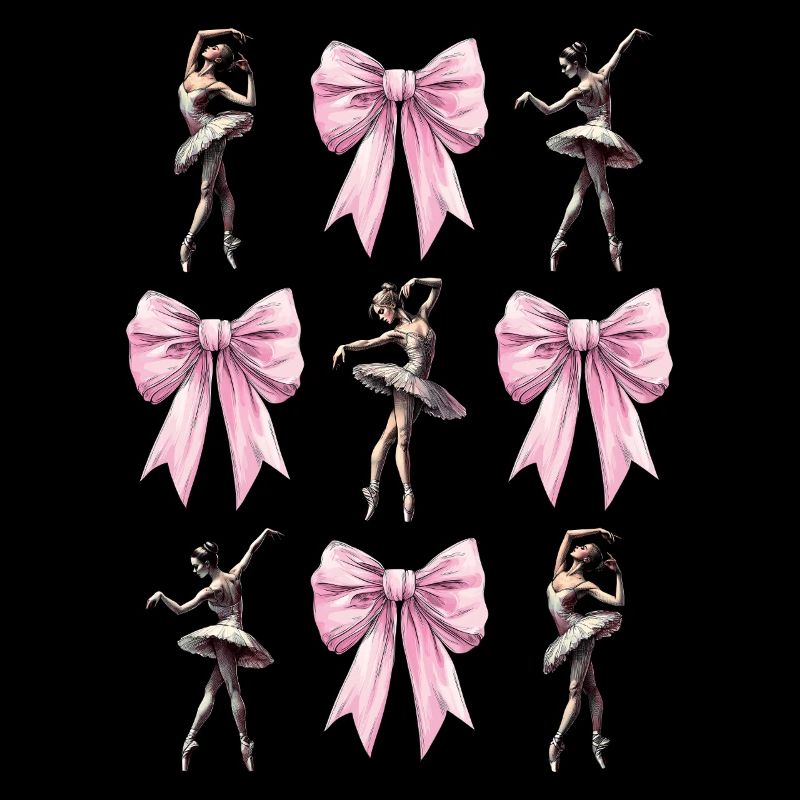 Coquette Bow Ballerine Danse Ballet Danseuse