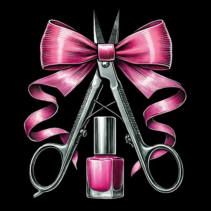 Coquette Bow Nail Tech Esthéticienne