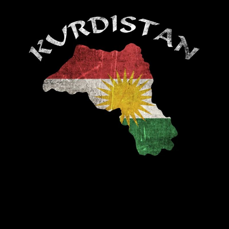 Kurdistan Geschenk Kurden Flagge