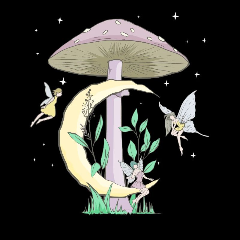 Fairycore Aesthetic Fee Pilz Mond Feen
