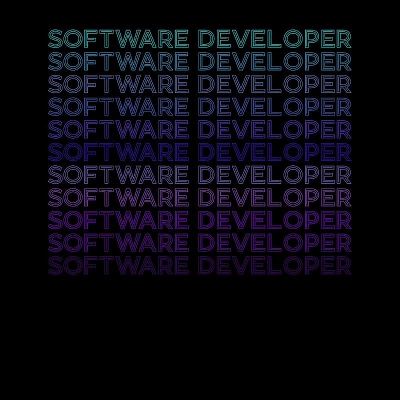 Softwareentwickler Computerprogrammierer Retro
