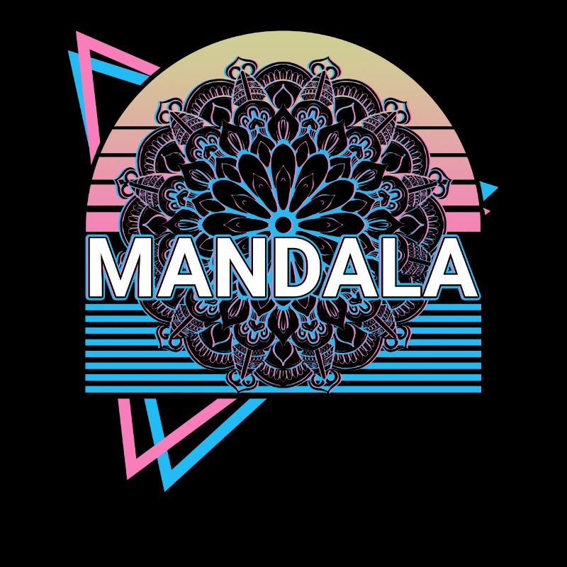Mandala Sacred Geometry Prana Retro Gift