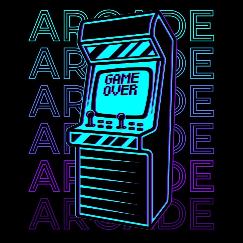 Arcade Games Gamer Retro Gift
