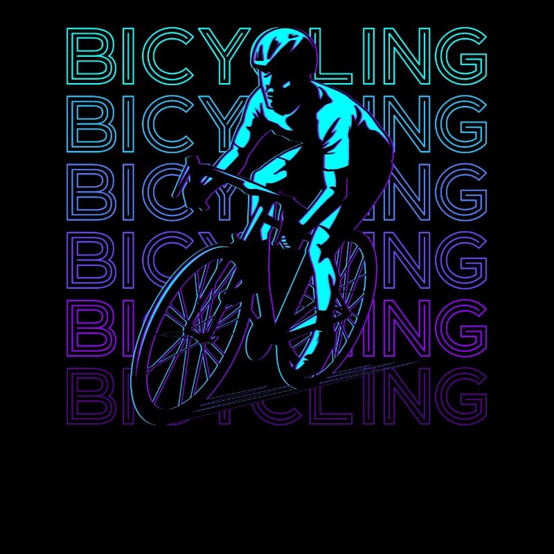 Fahrradfahren Biker Biking Retro Geschenk
