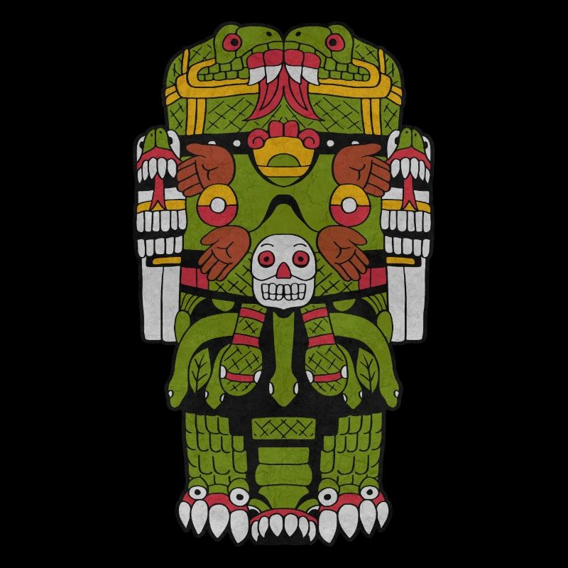 Coatlicue Déesse Aztèque Déesse de la Terre Maya Inca