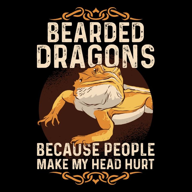 Drôle de dragon barbu