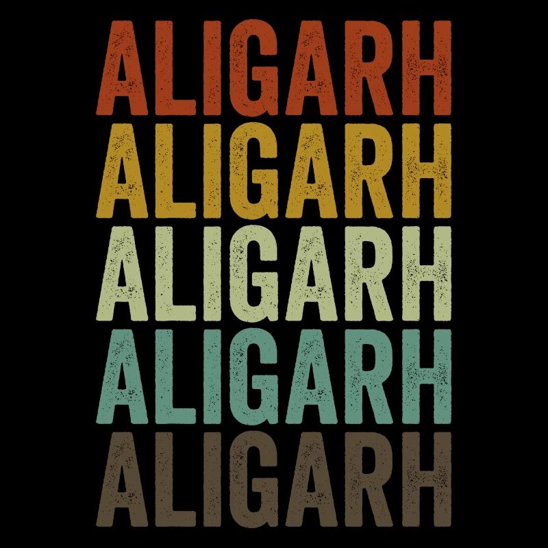 Aligarh Inde Rétro Vintage