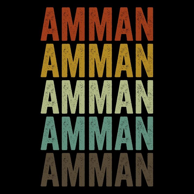 Amman Jordan Rétro Vintage