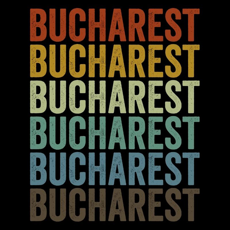Bucarest Roumanie Retro Vintage