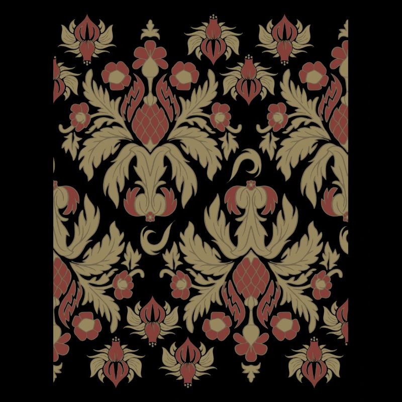 Baroque Aesthetic Pattern Old Vintage Grunge