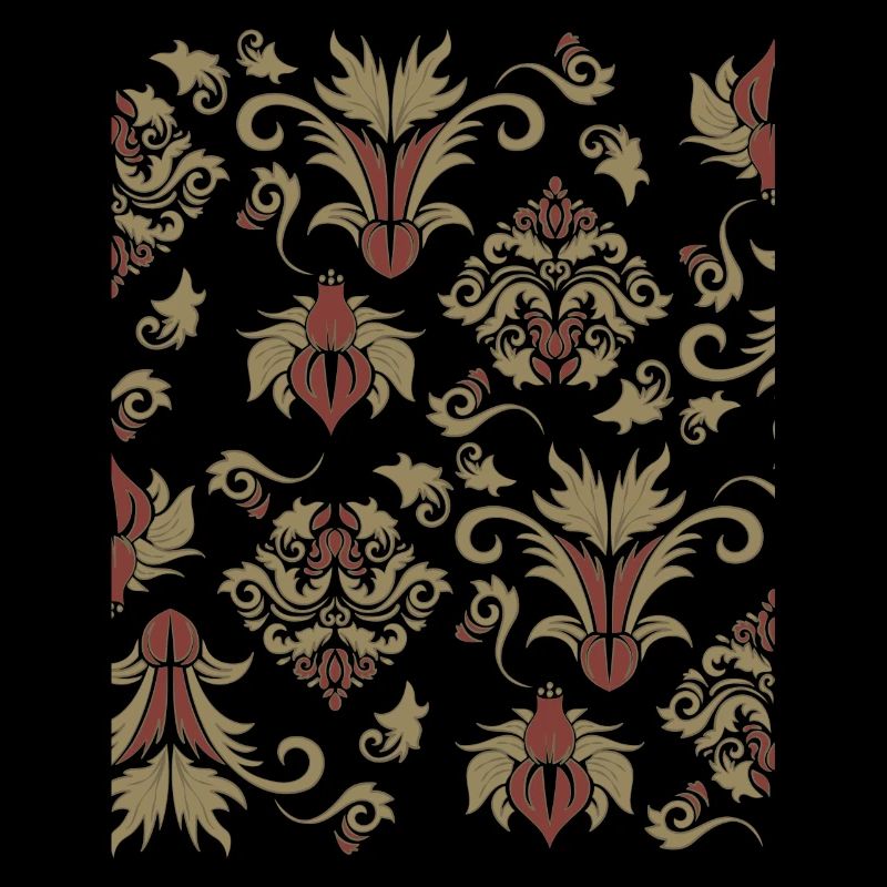 Baroque Aesthetic Pattern Old Vintage Grunge