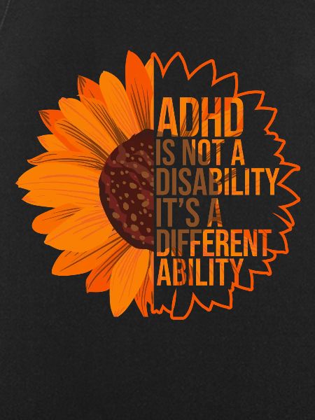 ADHD Awareness Sunflower