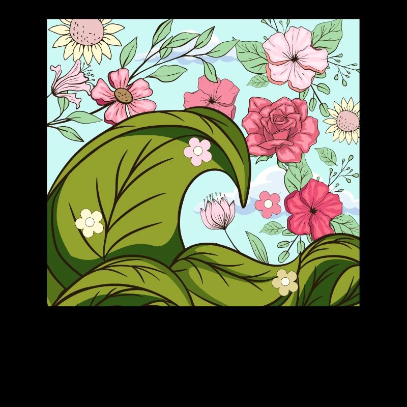 Bloomcore Aesthetic Big wave off Kanagawa Cotta