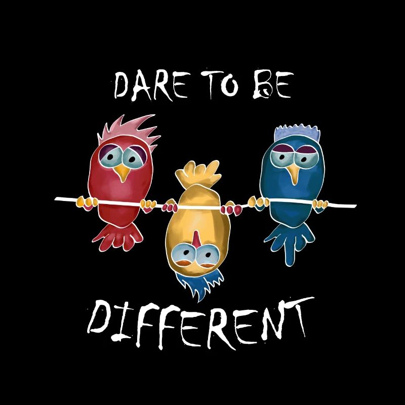 Be different Against the current LGBT bird gift