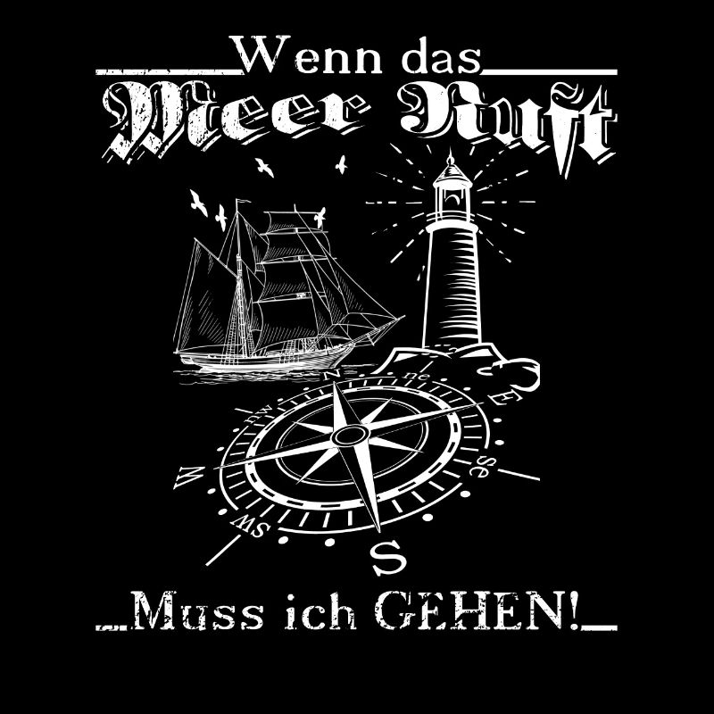 Maritim Leuchtturm Kompass Segelschiff