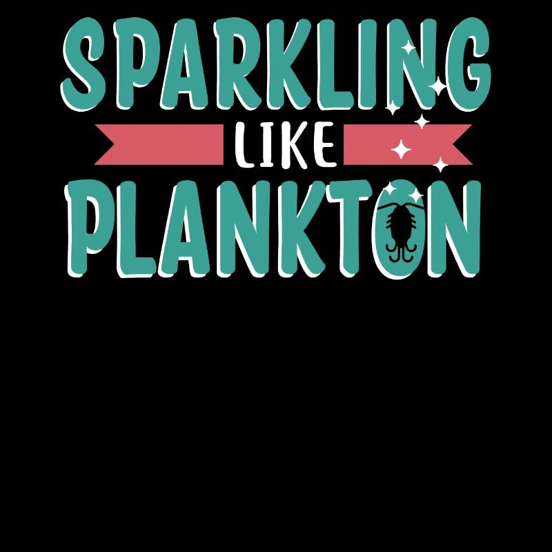 Scintillement comme le plancton - créature marine