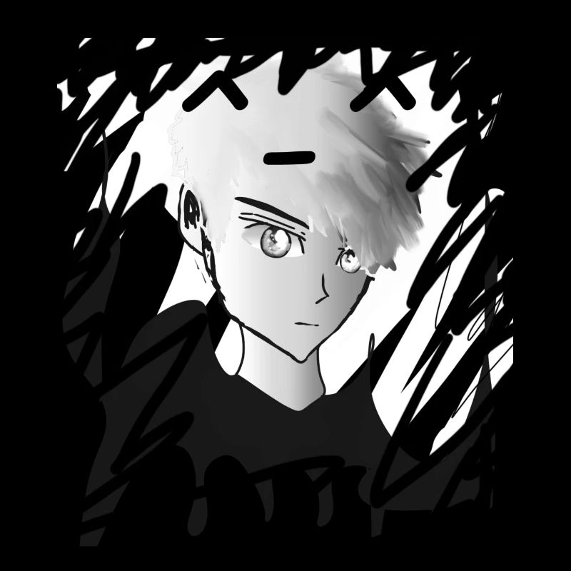 Junge in Grau