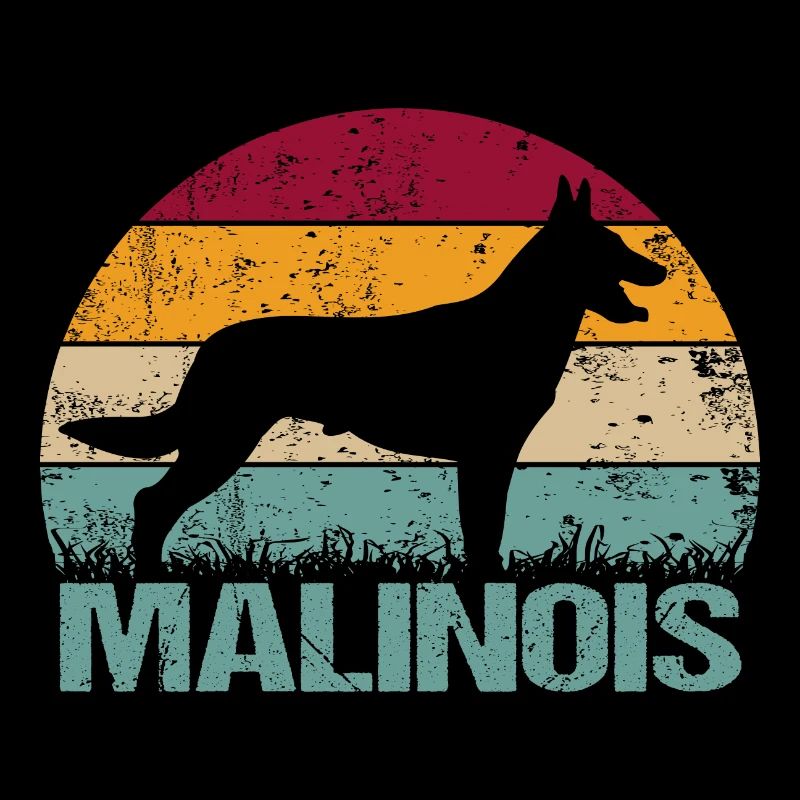 Belgian Shepherd Malinois Vintage Designs