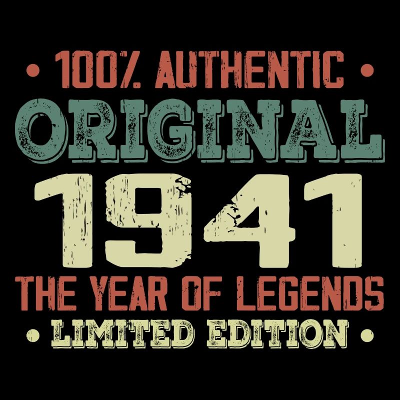 Legend Since 1941 Born in 1941 - 83rd Birthday