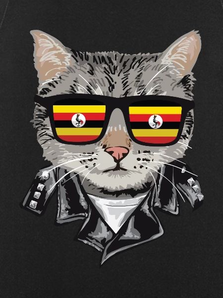 Cats Uganda Flag Sunglasses