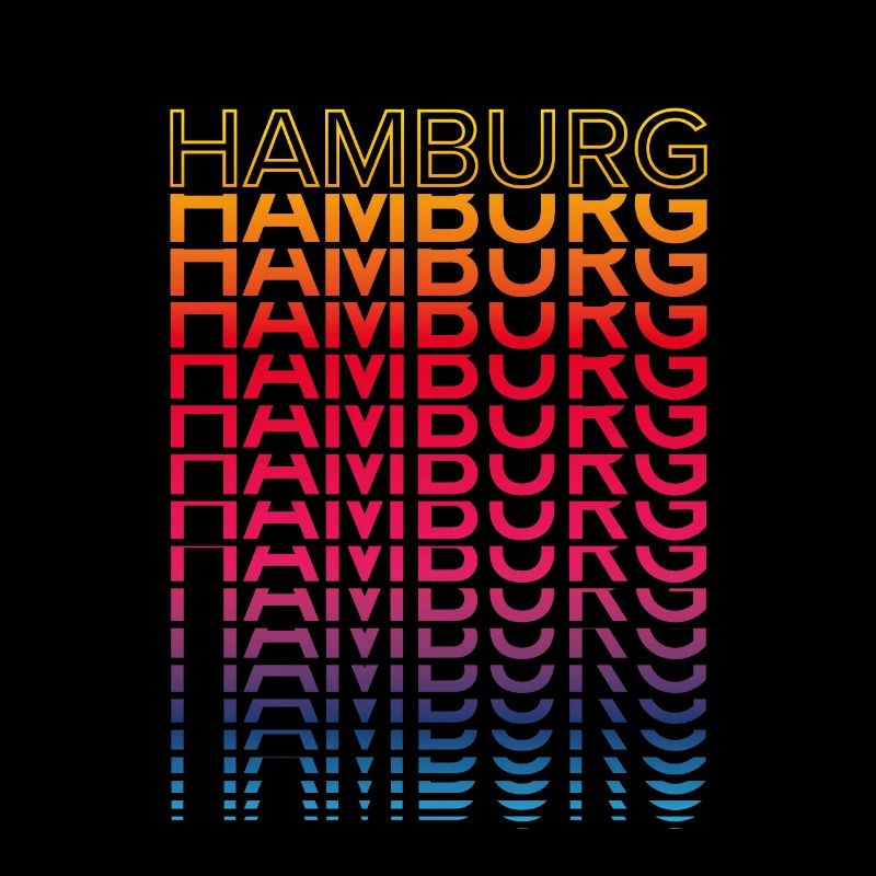 Retro Nostalgic City - Rainbow Hamburg