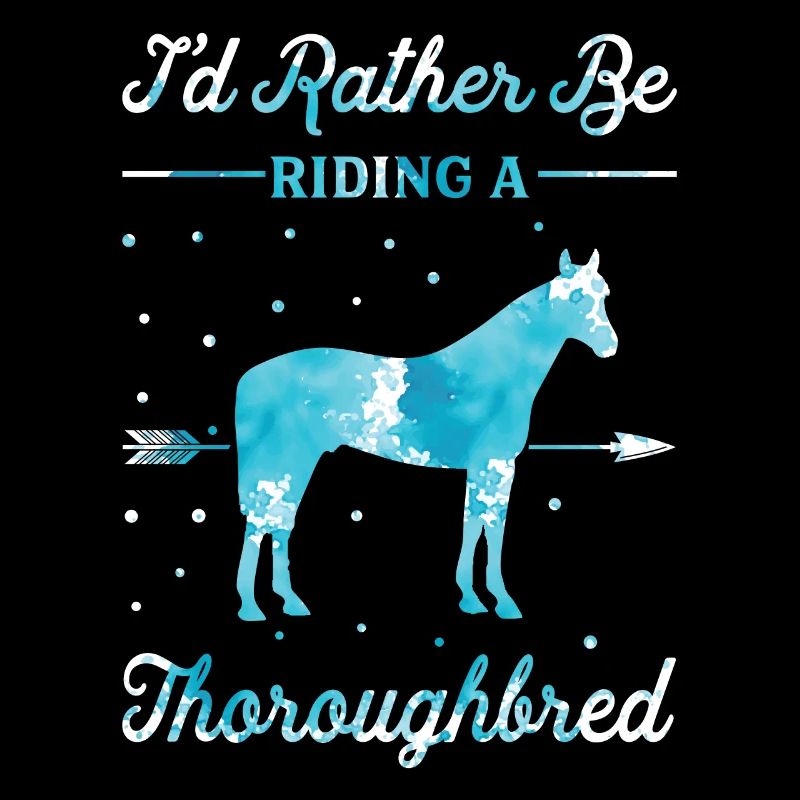 Reiten Eines Vollblutpferdes