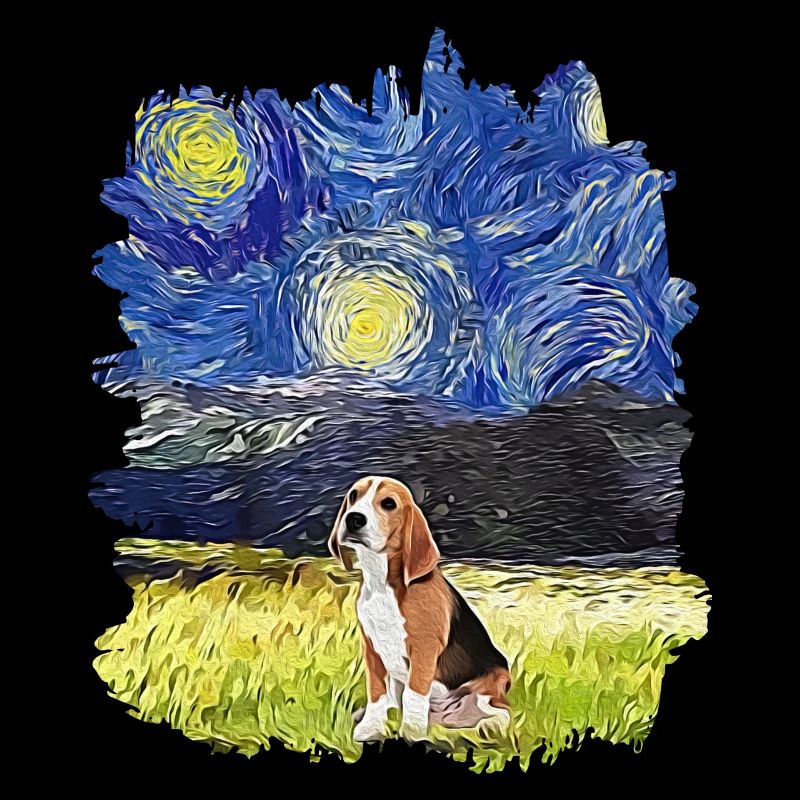Starry Night - Beagle