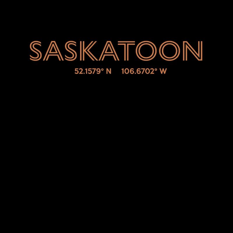 Coordonnées de la ville du Canada - Saskatoon