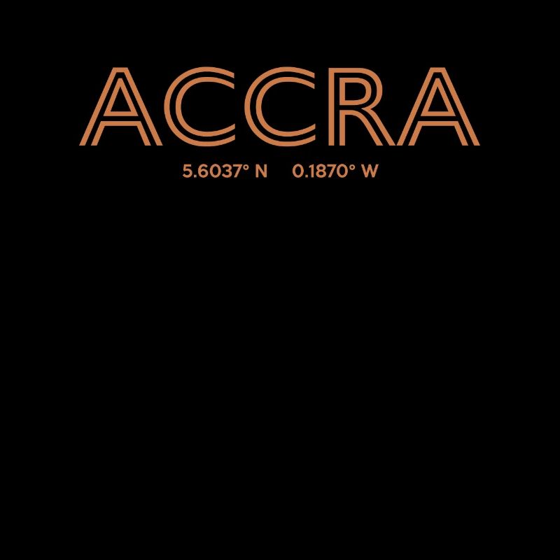Ghana City Coordinates - Accra