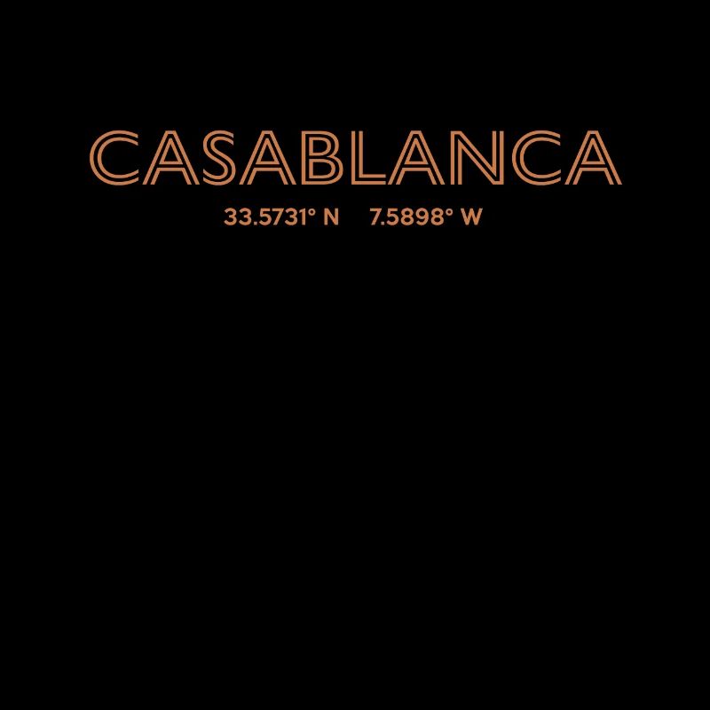 Morocco City Coordinates - Casablanca