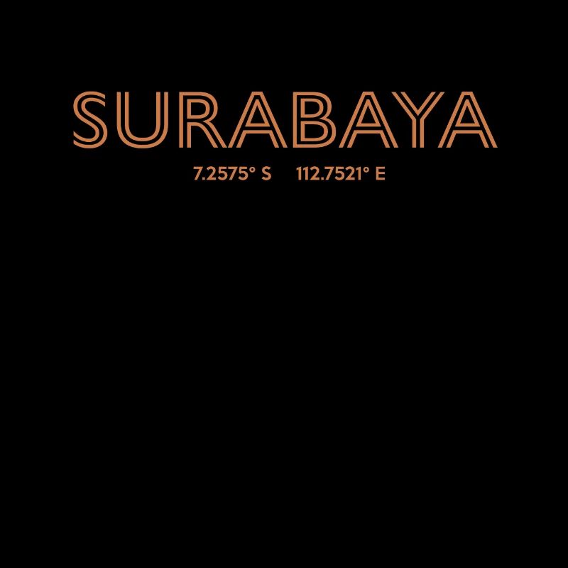 Indonesia City Coordinates - Surabaya