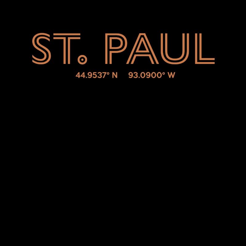 USA City Coordinates - St. Paul
