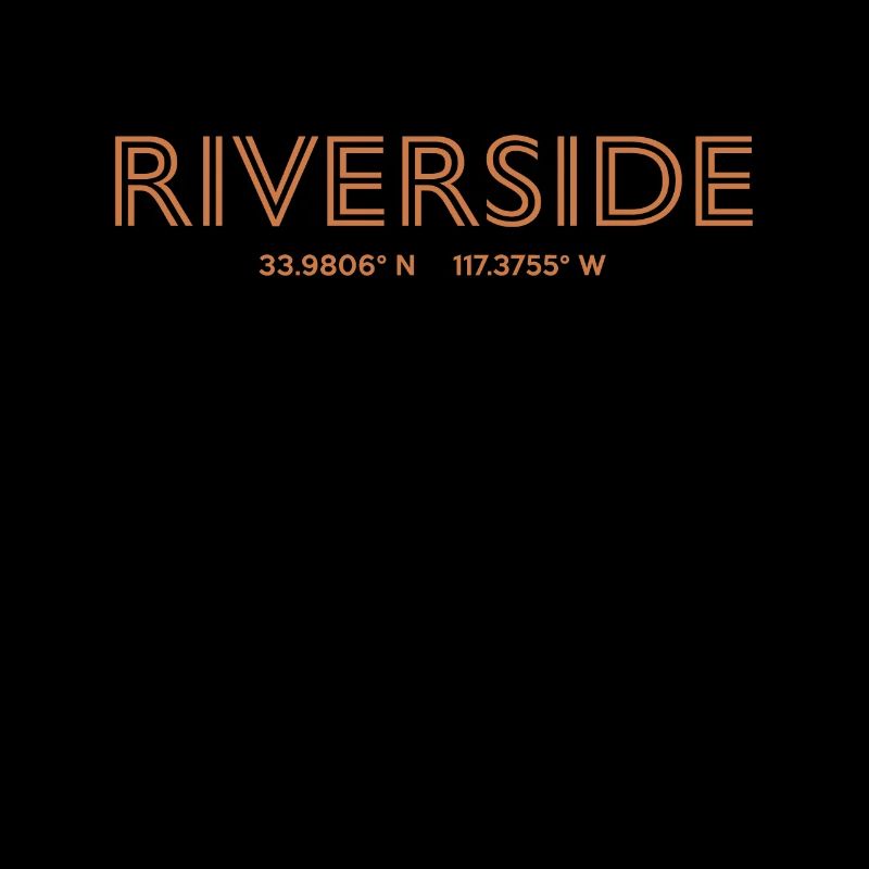 USA City Coordinates - Riverside