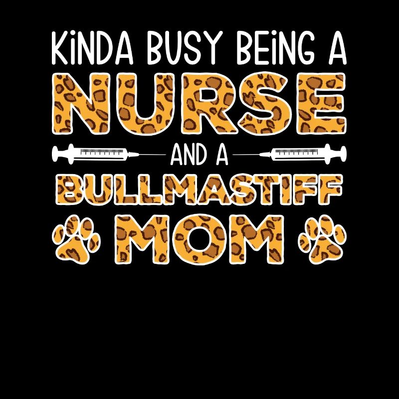 Krankenschwester Hundemutter - Bullmastiff