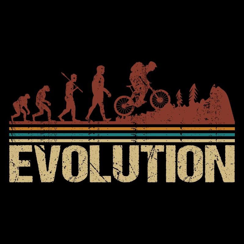 MTB Mountain bike Papa Dad Mtb Evolution Retro